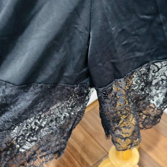 Fashion Nova ‘Baby Girl’ Black Biker Short Lingerie Romper - Picture 9 of 10